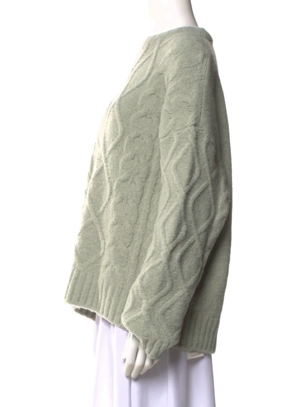 Frankie Shop Cable Knit Oversized Sweater